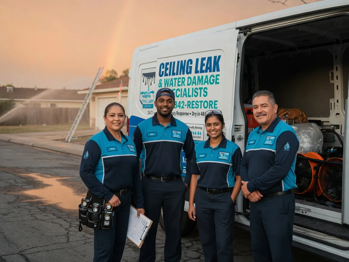 Ceiling Leak Cleanup company in New Sharon, ME