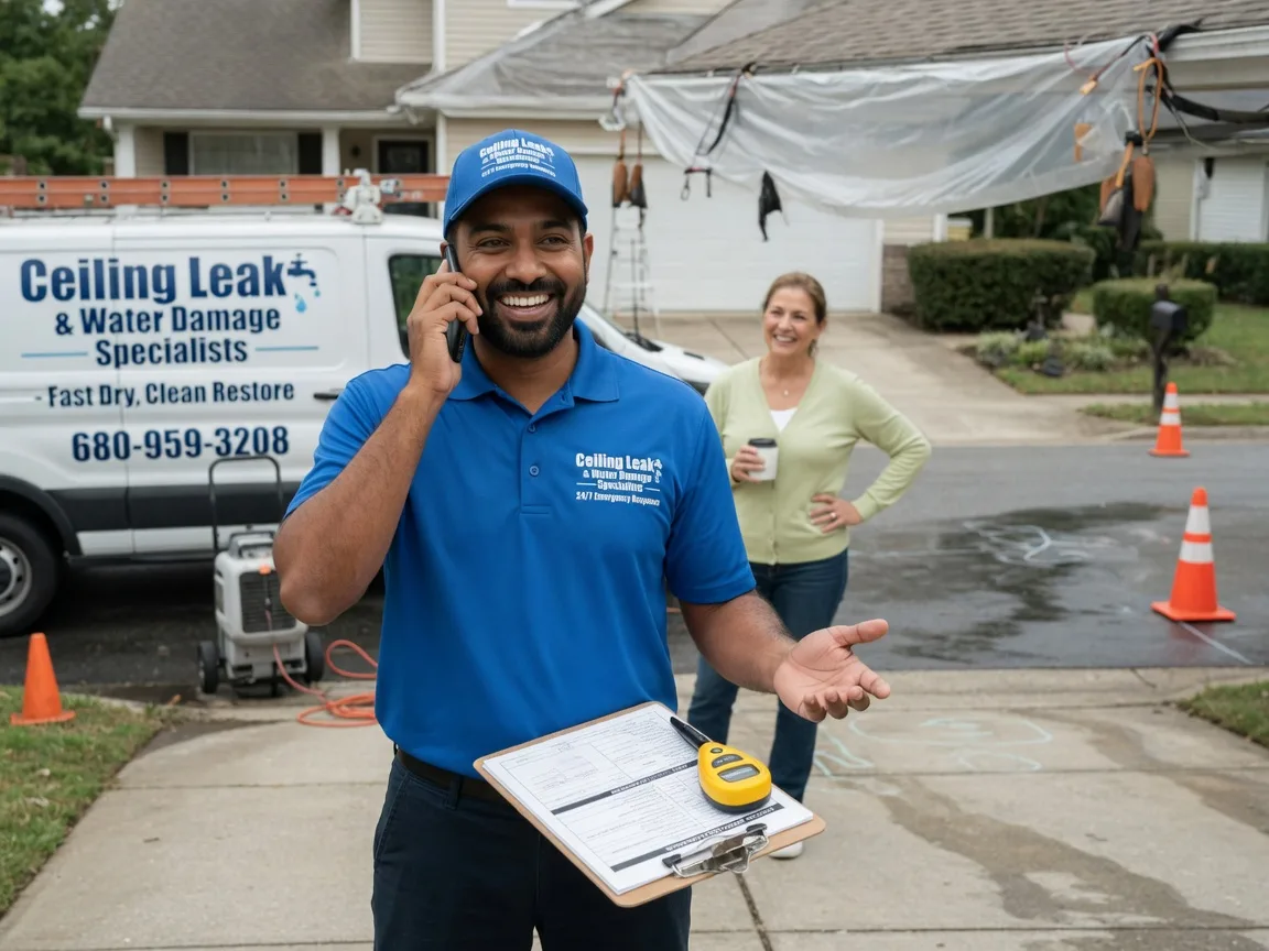 Ceiling Leak Cleanup New Sharon, ME FAQs